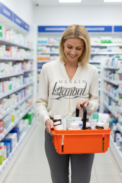 7 Litre Kozmetik Sepeti Bijuteri Sepeti Kırtasiye Sepeti Hırdavat Sepeti