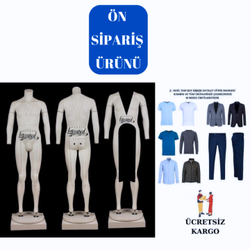 2.Nesil Erkek Fotoğraf Çekim Mankeni - Ghost Mannequin