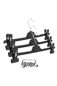 10 Adet Plastik Mandallı Pantolon Etek Şort Askısı