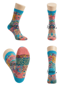 Fiber Bayan Sağ Ayak Kısa Çorap Mankeni