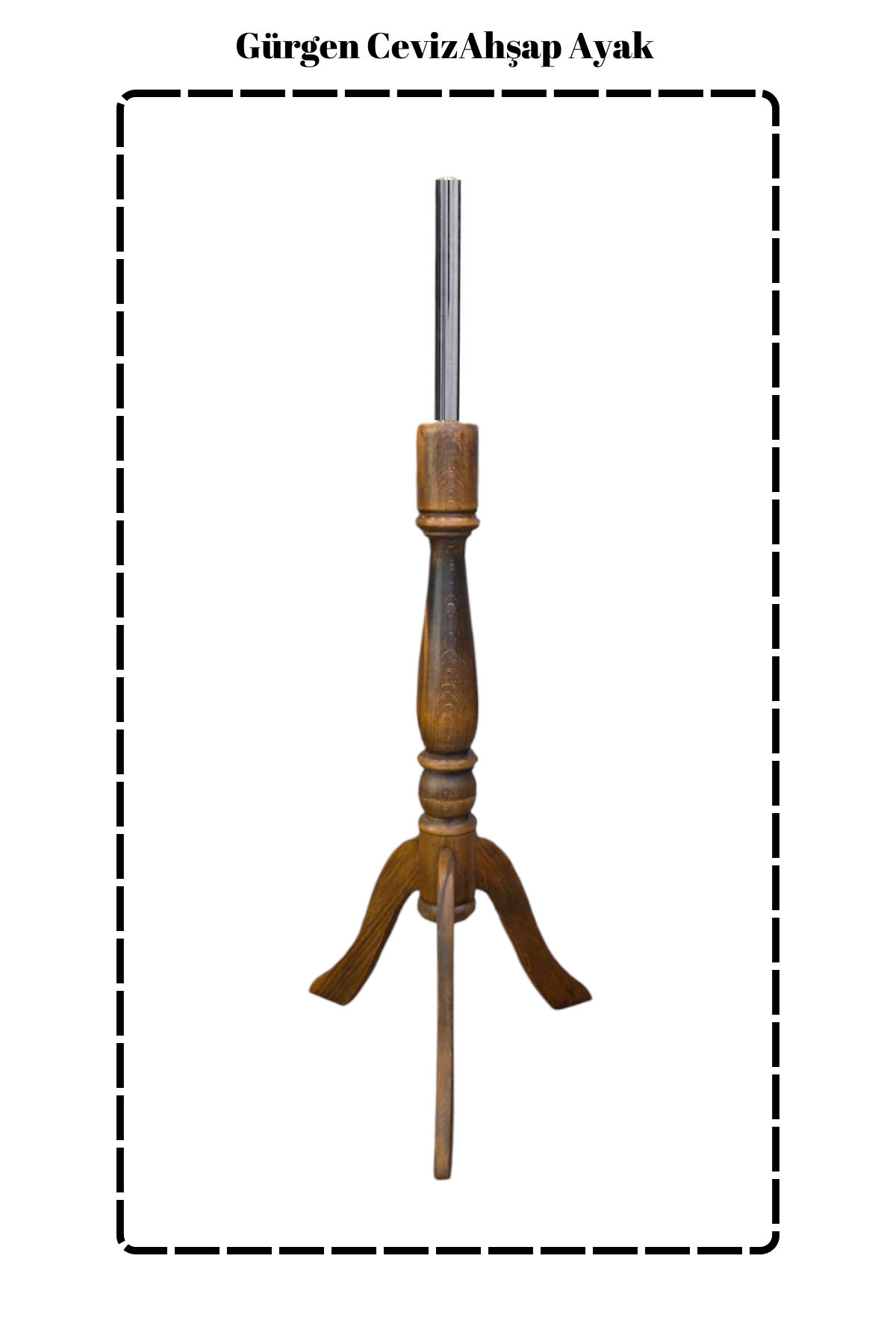 Gürgen Ahşap Ceviz Terzi Mankeni Ayağı
