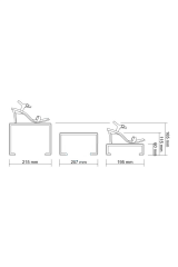 6 Parça Pleksi Şeffaf Kademeli Ayakkabı Rafı Ayakkabı Teşhir Standı