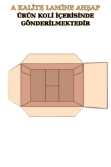 10 Adet A Kalite Lamine Erkek Ceket Askısı Gömlek Askısı  Ahşap Askı