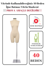 Pantolon Giyebilen 36 Beden Vitrin Amaçlı Terzi Mankeni Vitrin Mankeni 40 beden