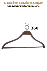 10 Adet A Kalite Lamine Erkek Ceket Askısı Gömlek Askısı  Ahşap Askı