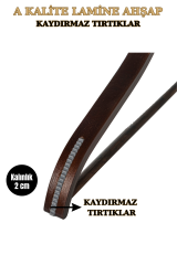 10 Adet A Kalite Lamine Erkek Ceket Askısı Gömlek Askısı  Ahşap Askı