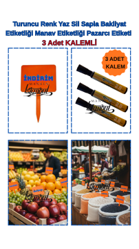 10 Adet Yaz Sil Sapla Bakliyat Etiketliği Manav Etiketliği