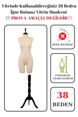 Paçalı Vitrin Mankeni Terzi Mankeni 36-38-40-42-44-46 38 beden
