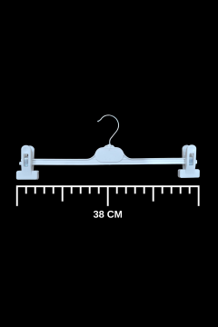10 Adet Beyaz Plastik Mandallı Pantolon Etek Şort Askısı