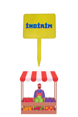 10 Adet Yaz Sil Sapla Bakliyat Etiketliği Manav Etiketliği Pazarcı Etiketi BÜYÜK - SARI