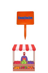 10 Adet Yaz Sil Sapla Bakliyat Etiketliği Manav Etiketliği Pazarcı Etiketi BÜYÜK - TURUNCU