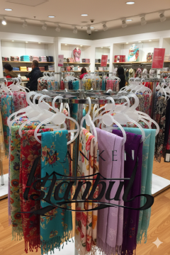 25 Adet Şeffaf Kristal Şal Askısı Eşarp Askısı