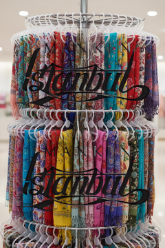 25 Adet Şeffaf Kristal Şal Askısı Eşarp Askısı