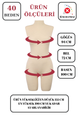 Paçalı Vitrin Mankeni Terzi Mankeni 36-38-40-42-44-46 40 beden