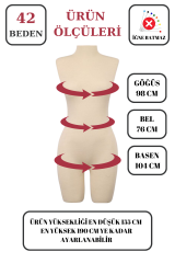 Pantolon Giyebilen  Vitrin Amaçlı Terzi Mankeni Vitrin Mankeni 36-38-40-42-44-46 Beden 42 beden