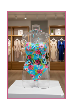 Sutyen Külot Sergileme Mankeni - Vitrin İçin Şeffaf Gövde Mankeni