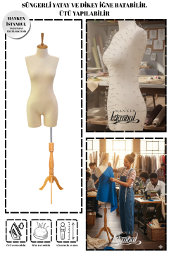 Süngerli Pantolon Giyebilen Terzi Mankeni 36/38/40 Beden