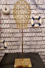 Bayan gold renk tel kafa mankeni