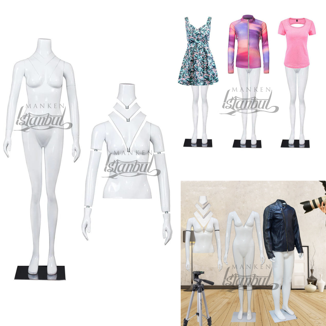 S Beden Bayan hayalet manken- Ghost Mannequin