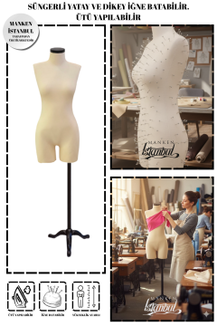 Süngerli Pantolon Giyebilen Terzi Mankeni 36/38/40 Beden