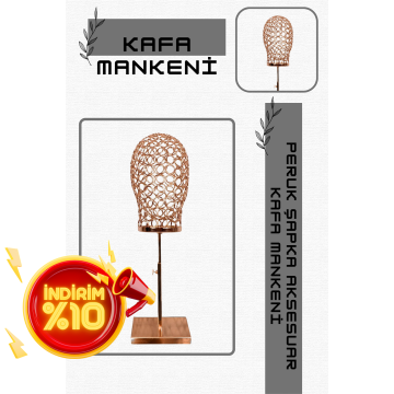 Erkek rose renk tel kafa mankeni