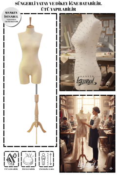 Süngerli Pantolon Giyebilen Terzi Mankeni 36/38/40 Beden