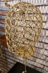 Erkek gold renk tel kafa mankeni