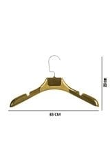 Bayan 38 Cm Gold Renk Ceket Askısı 10 Adet