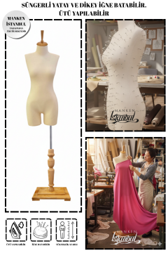 Süngerli Pantolon Giyebilen Terzi Mankeni 36/38/40 Beden