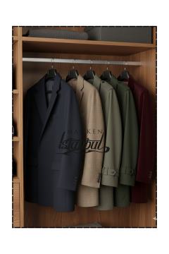 10 Adet 48 Cm Kaydırma Yapmaz, Geniş Omuz, Özel Üretim Ceket Askısı,Palto Askısı,Takım Elbise Askısı