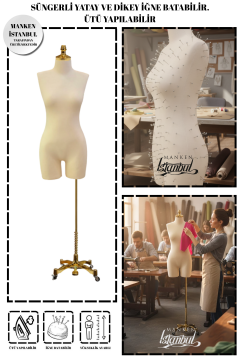 Süngerli Pantolon Giyebilen Terzi Mankeni 36/38/40 Beden