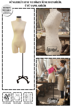 Süngerli Pantolon Giyebilen Terzi Mankeni 36/38/40 Beden