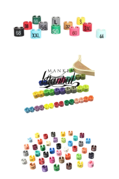 Askı Beden Boncuğu - Renkli Askı Üstü Beden Boncuğu