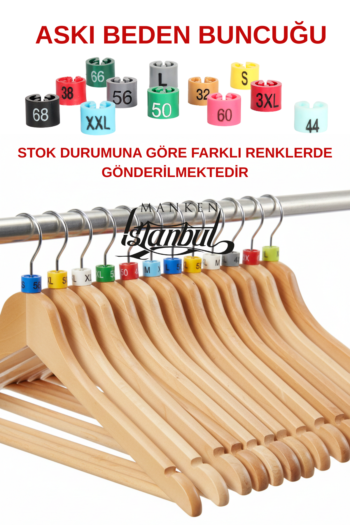 Askı Beden Boncuğu - Renkli Askı Üstü Beden Boncuğu