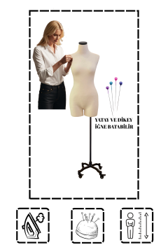 Süngerli Pantolon Giyebilen Terzi Mankeni 36/38/40 Beden 36 beden