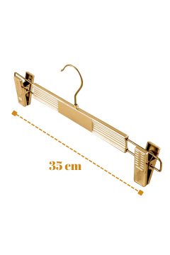 Etek Askısı Gold Renk Pantolon Askısı 10 Adet