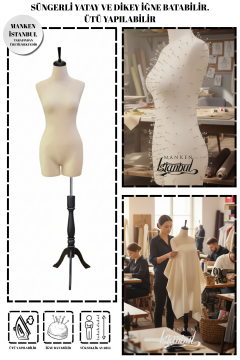 Süngerli Pantolon Giyebilen Terzi Mankeni 36/38/40 Beden 36 beden