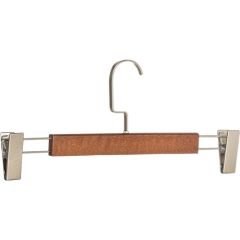 Lamine Yüksek Kalite 10 Adet Ahşap Pantolon Etek Askısı