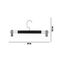 Lamine Yüksek Kalite 10 Adet Ahşap Pantolon Etek Askısı