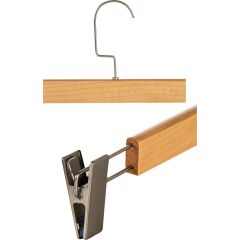 Lamine Yüksek Kalite 10 Adet Ahşap Pantolon Etek Askısı