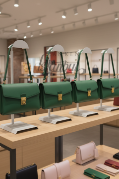 Ayarlanabilir Krom Kaplama Çanta Standı - Elegan Çanta Teşhir Askısı