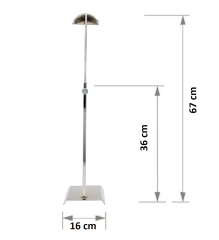 Ayarlanabilir Krom Kaplama Çanta Standı - Elegan Çanta Teşhir Askısı