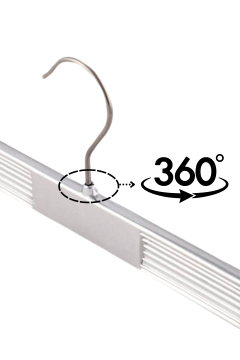 Etek Askısı Gümüş Renk Pantolon Askısı 10 Adet