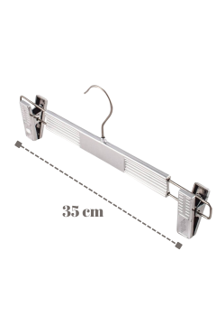 Etek Askısı Gümüş Renk Pantolon Askısı 10 Adet