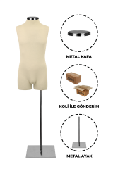 Pantolon Giyebilen 48 Beden Erkek Vitrin Amaçlı Terzi Mankeni