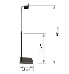 Ayarlanabilir Siyah Çanta Standı - Çanta Teşhir Askısı