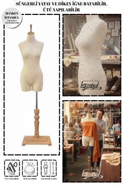 Süngerli Pantolon Giyebilen Terzi Mankeni 36/38/40 Beden 36 beden