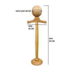 Ahşap Çocuk Estetik Vitrin Mankeni 06/09 Aylık