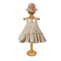 Ahşap Çocuk Estetik Vitrin Mankeni 06/09 Aylık