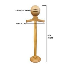 Ahşap Çocuk Estetik Vitrin Mankeni 18-24 Aylık